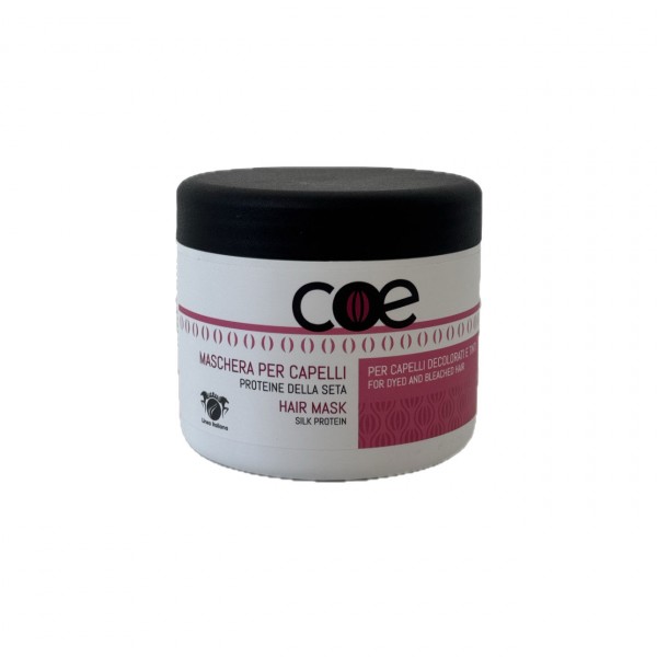 Маска для фарбованого волосся з протеїнами шовку COE